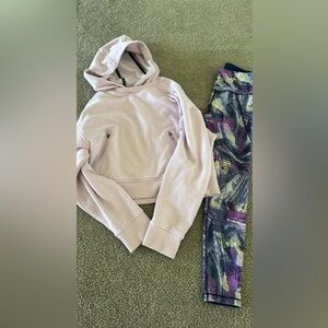 Athleta Girl x Simone Biles Hoodie and leggings size medium
